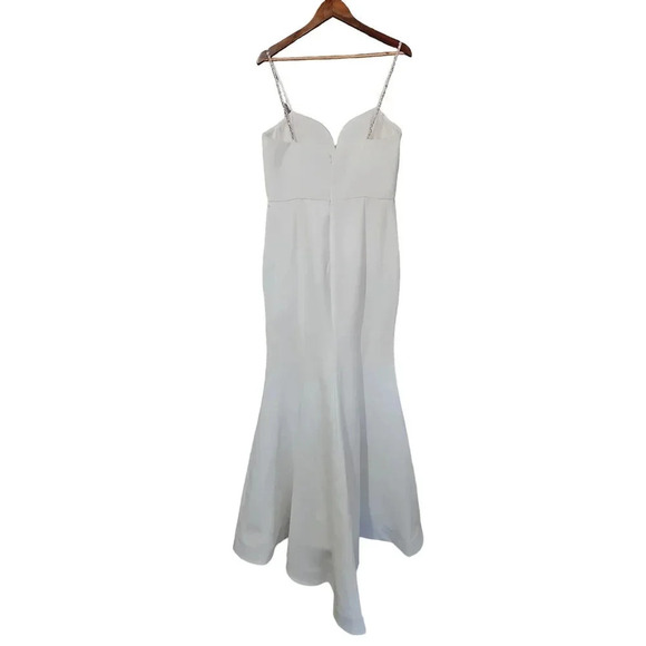 Rebecca Vallance Phoebe Mermaid Gown Ivory Size 10 NWT - Picture 6 of 10